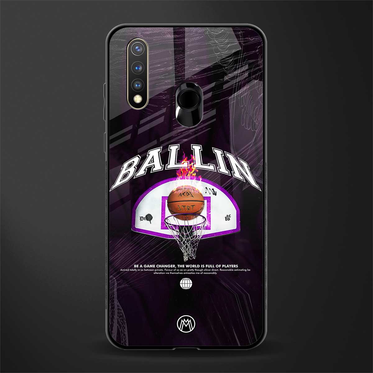 ballin glass case for vivo y19 image