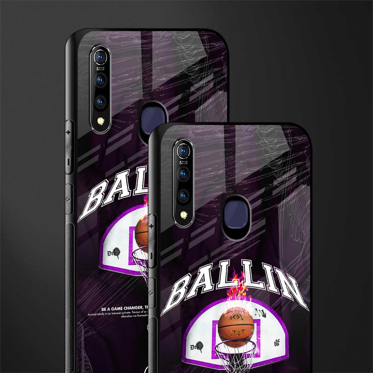 ballin glass case for vivo z1 pro image-2