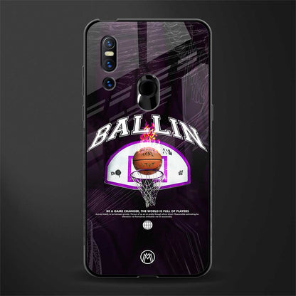 ballin glass case for vivo v15 image