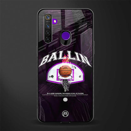 ballin glass case for realme 5 pro image