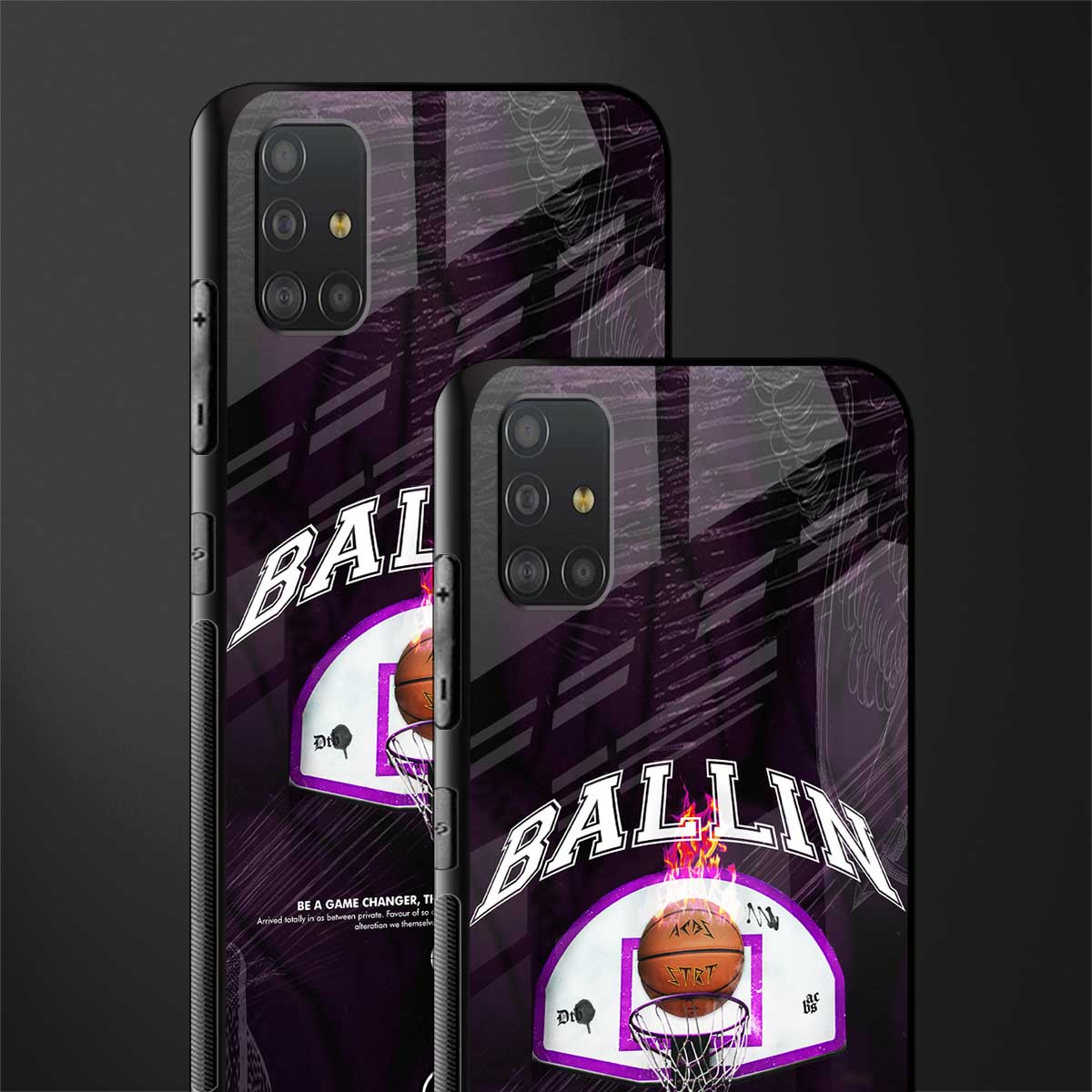 ballin glass case for samsung galaxy a51 image-2