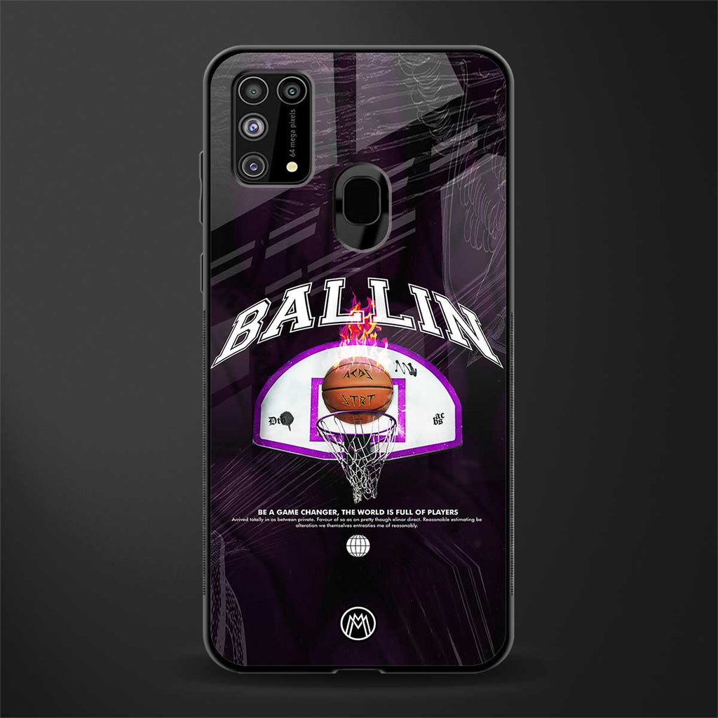 ballin glass case for samsung galaxy f41 image
