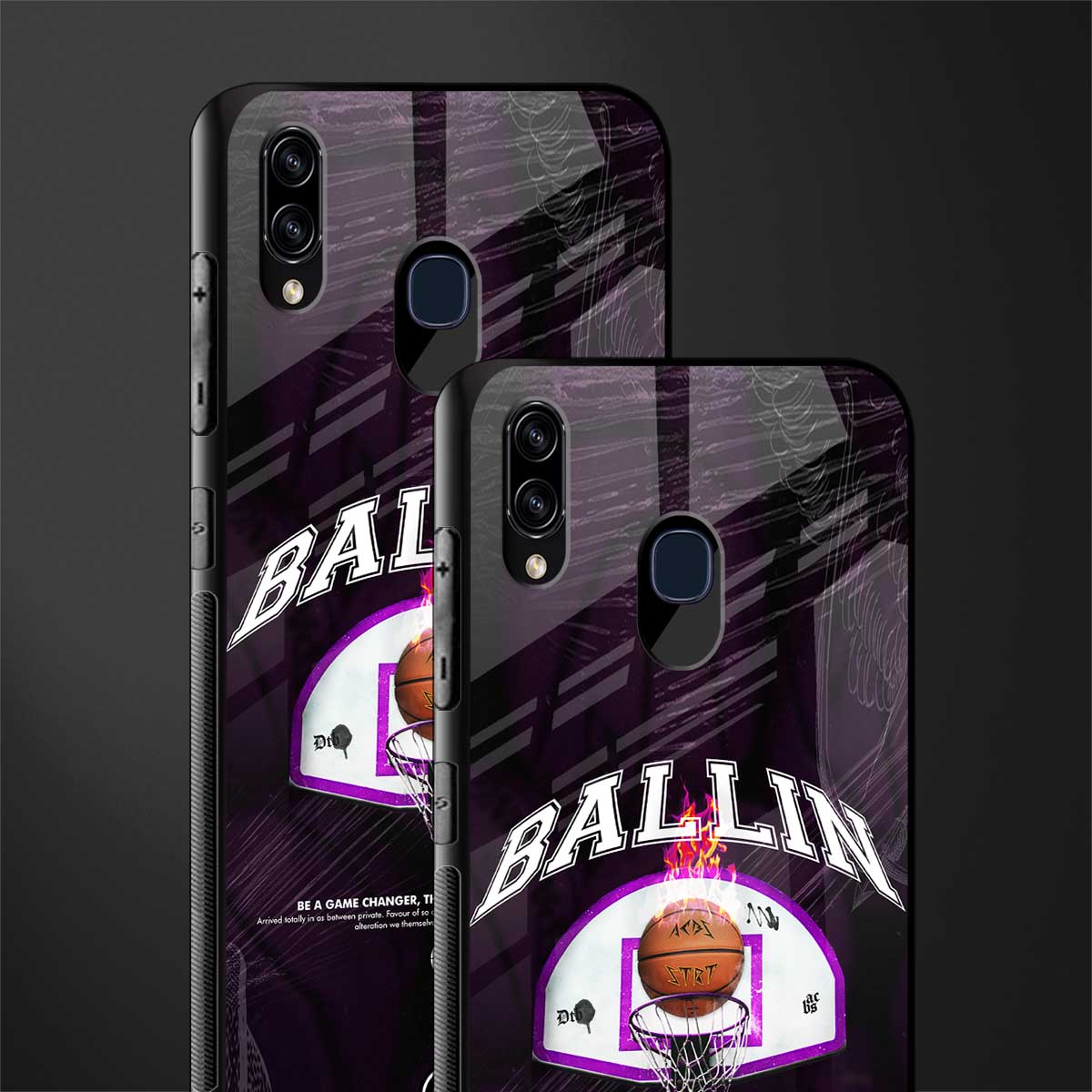 ballin glass case for samsung galaxy a20 image-2