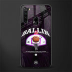 ballin glass case for redmi note 8 image