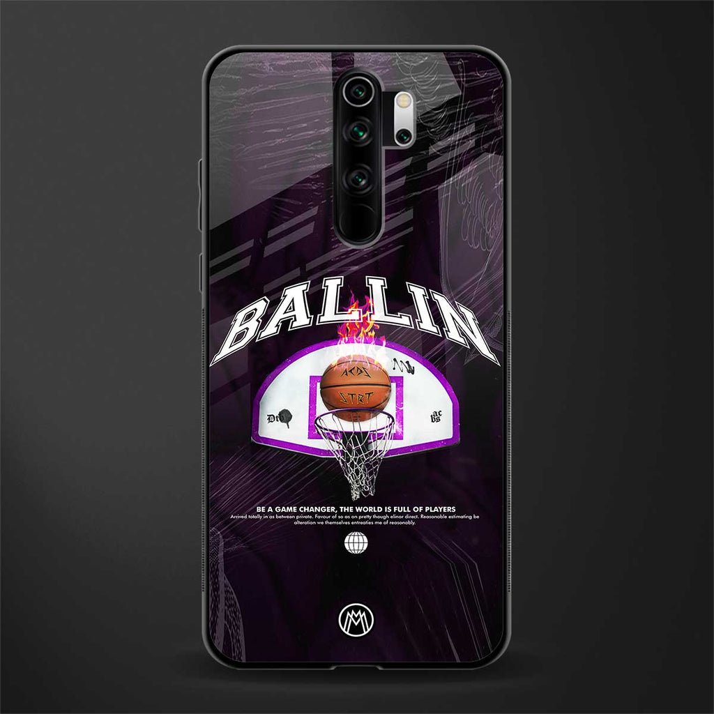 ballin glass case for redmi note 8 pro image