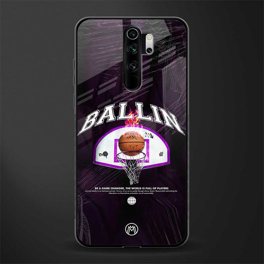 ballin glass case for redmi note 8 pro image