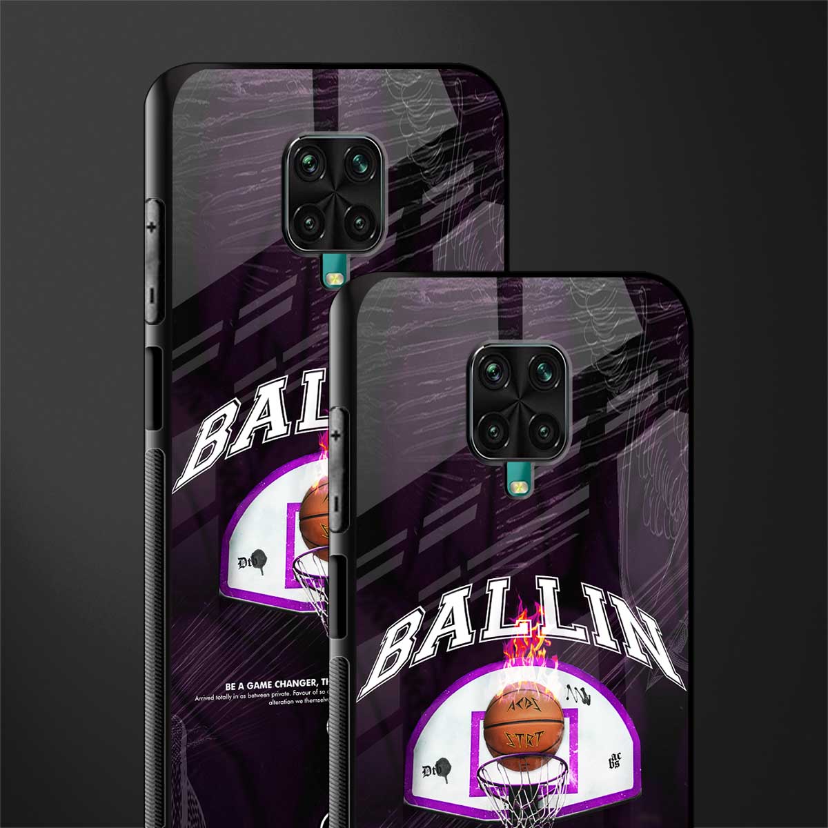 ballin glass case for poco m2 pro image-2