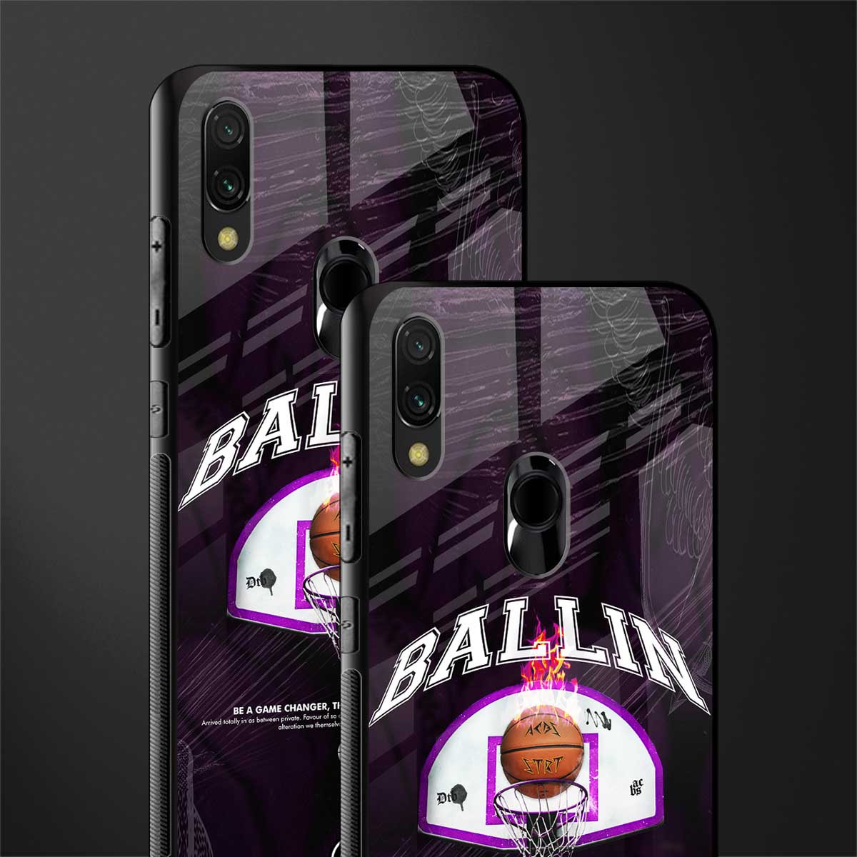 ballin glass case for redmi note 7 image-2