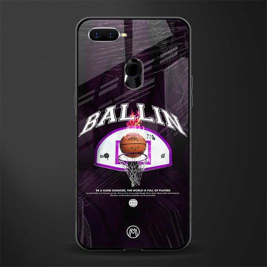 ballin glass case for oppo a11k image