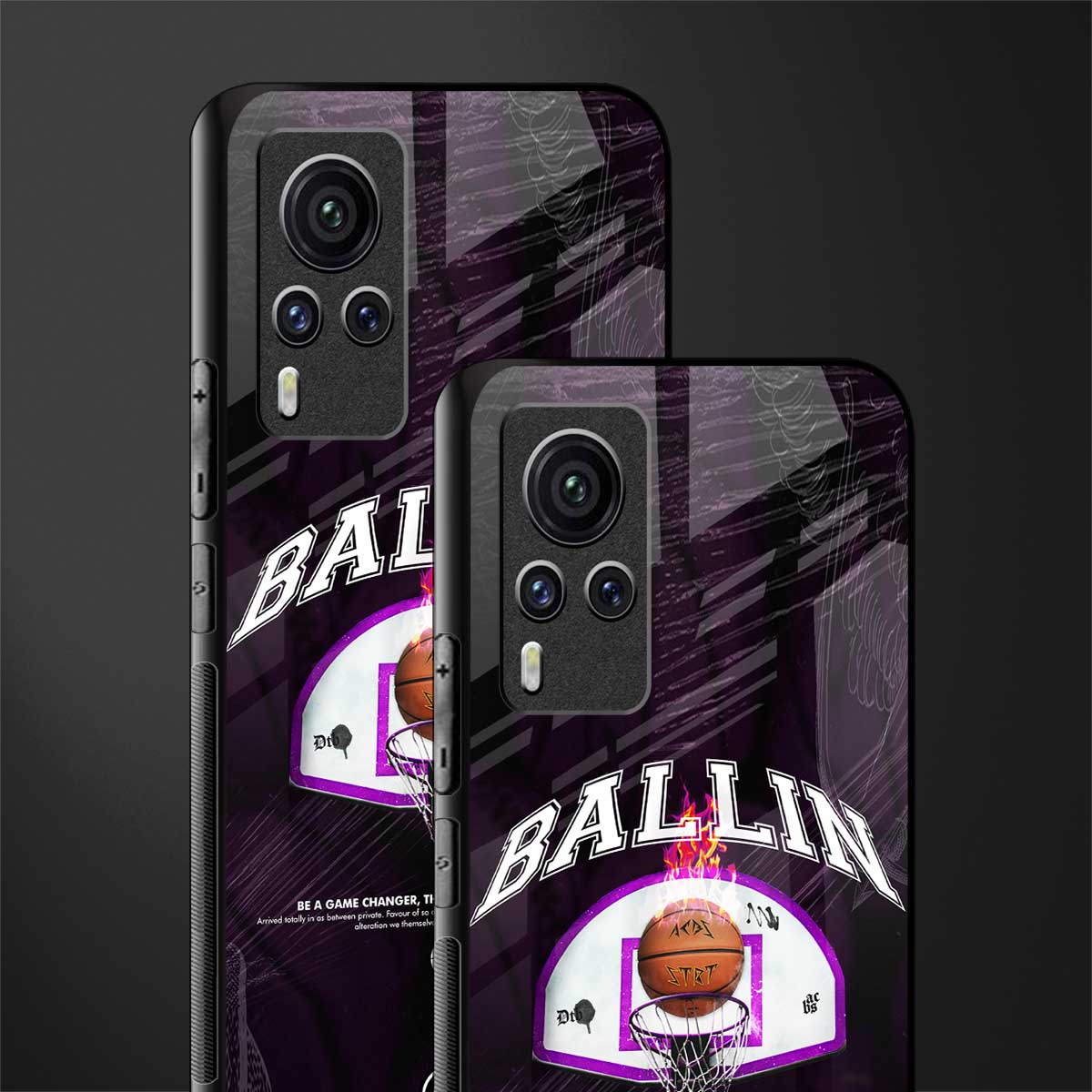 ballin glass case for vivo x60 pro image-2