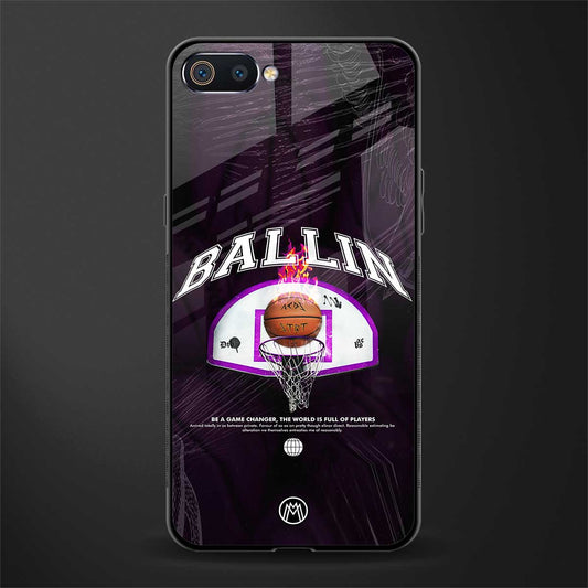 ballin glass case for oppo a1k image