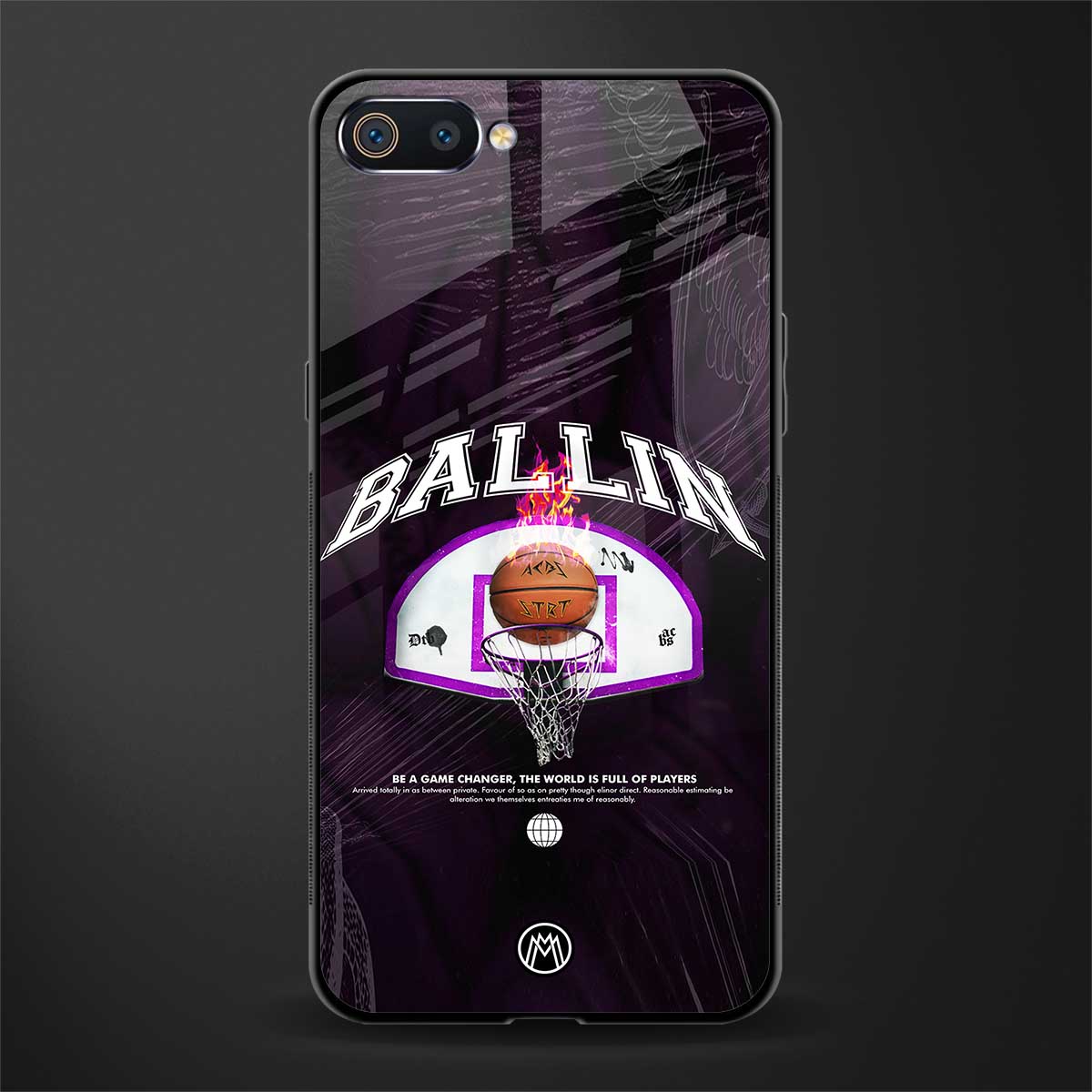 ballin glass case for realme c2 image