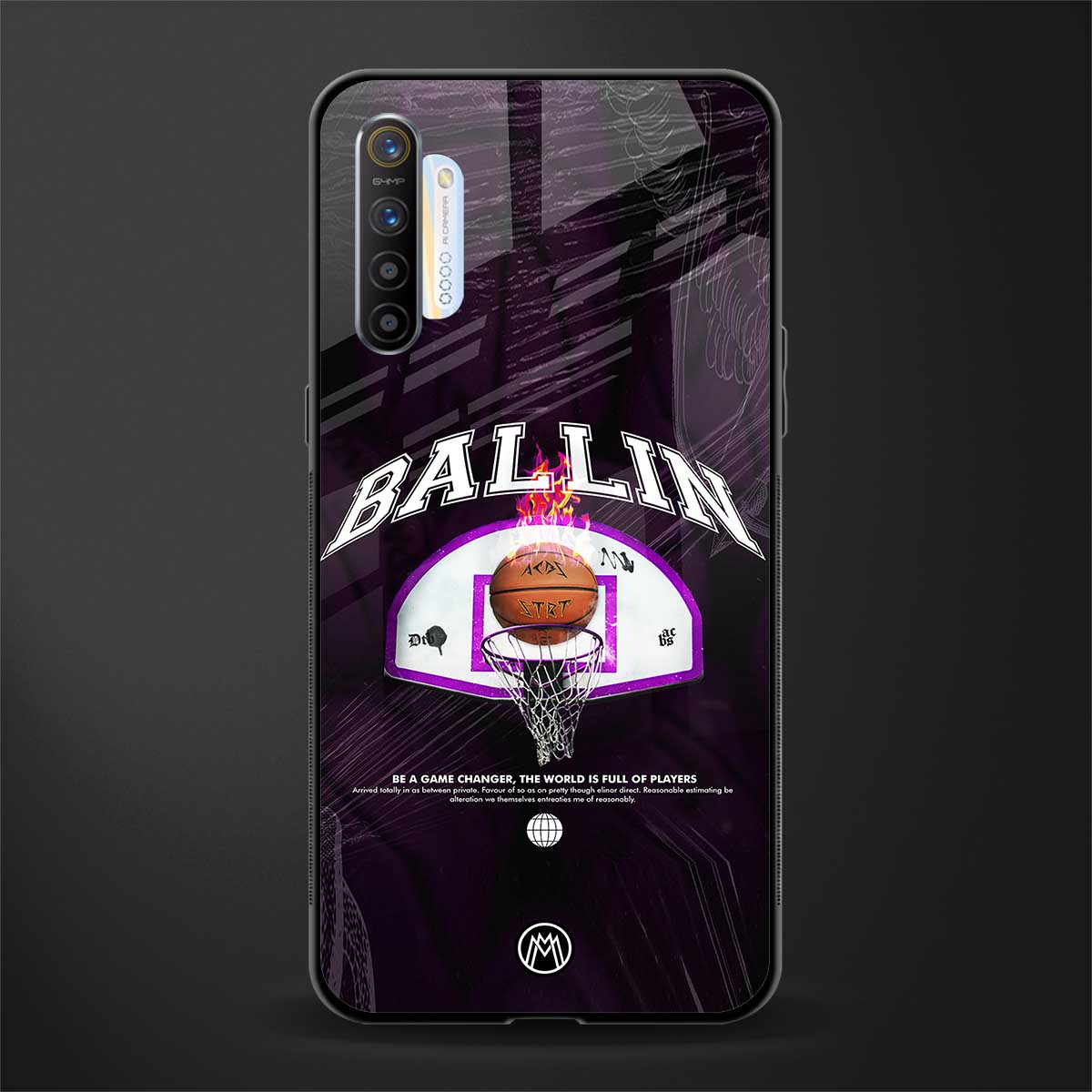 ballin glass case for realme x2 image