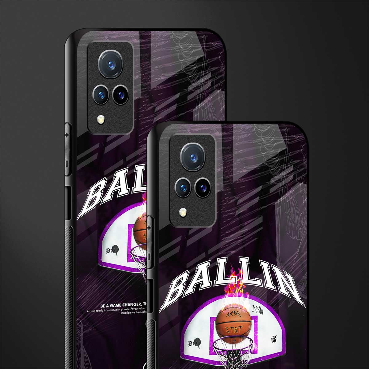 ballin glass case for vivo v21 5g image-2