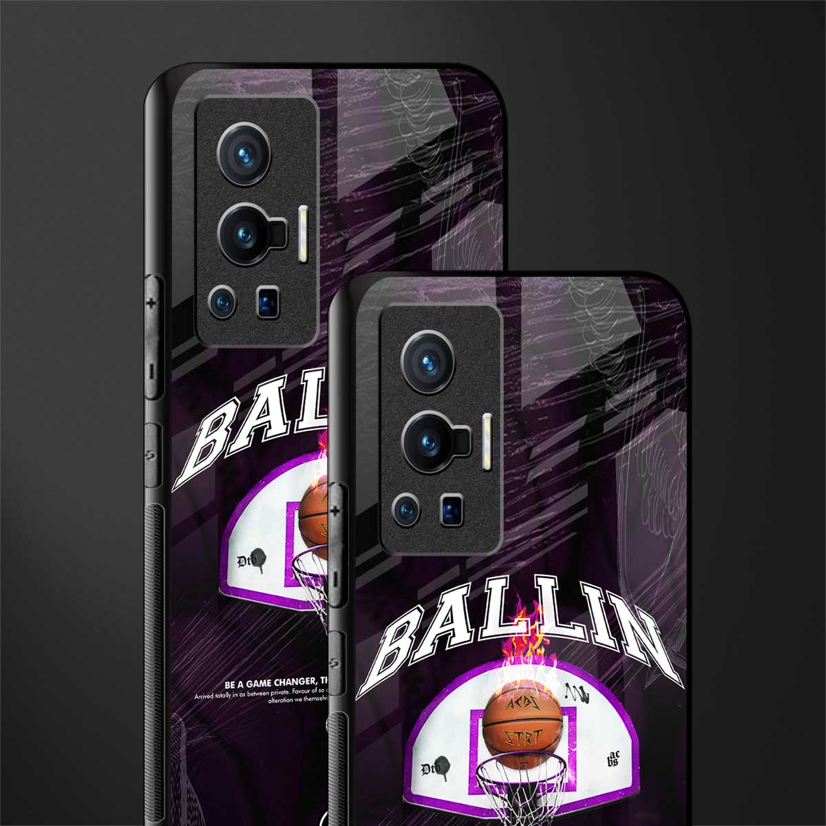 ballin glass case for vivo x70 pro image-2