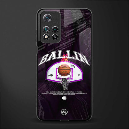 ballin glass case for poco m4 pro 5g image