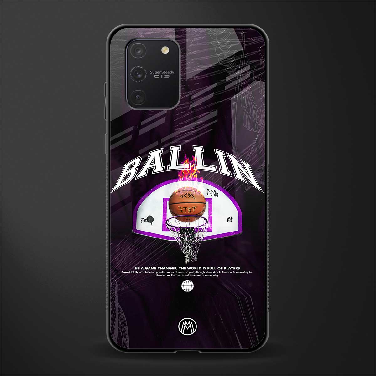 ballin glass case for samsung galaxy a91 image