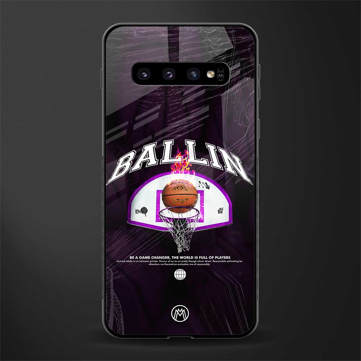 ballin glass case for samsung galaxy s10 image