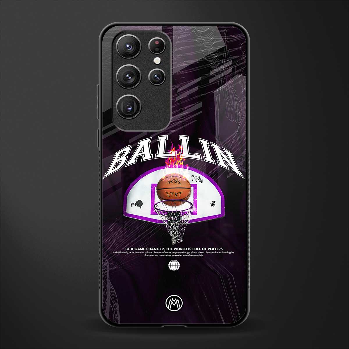 ballin glass case for samsung galaxy s22 ultra 5g image