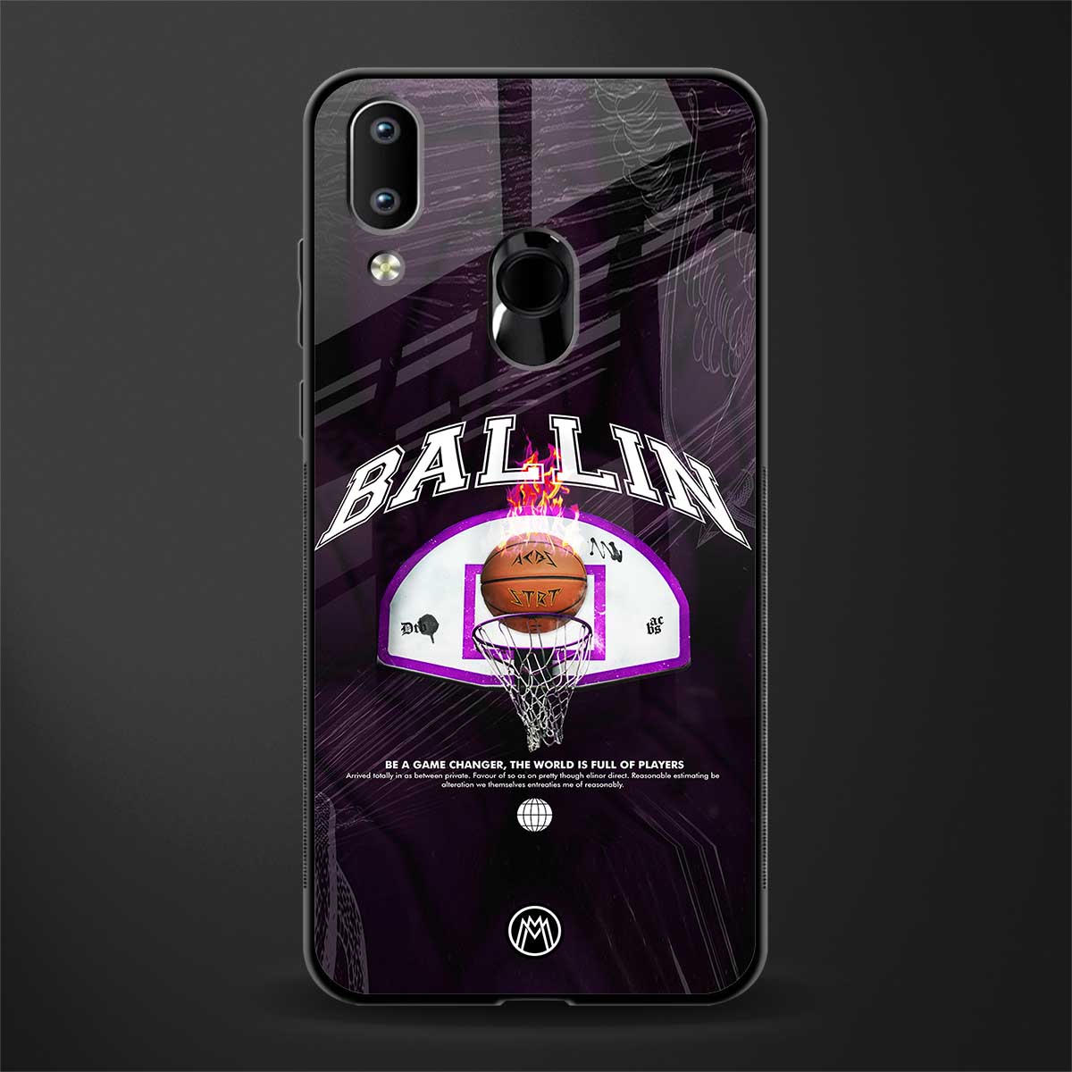 ballin glass case for vivo y91 image