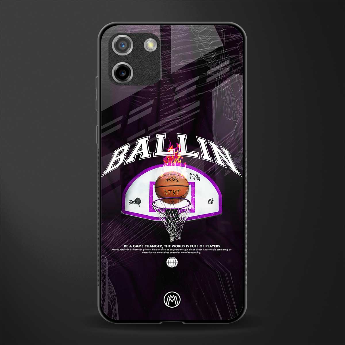 ballin glass case for realme c11 image