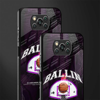 ballin glass case for poco x3 image-2