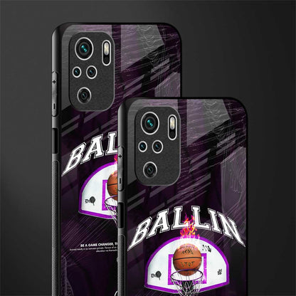 ballin glass case for redmi note 10s image-2