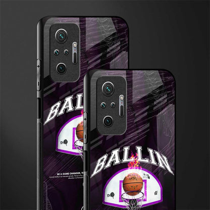 ballin glass case for redmi note 10 pro image-2