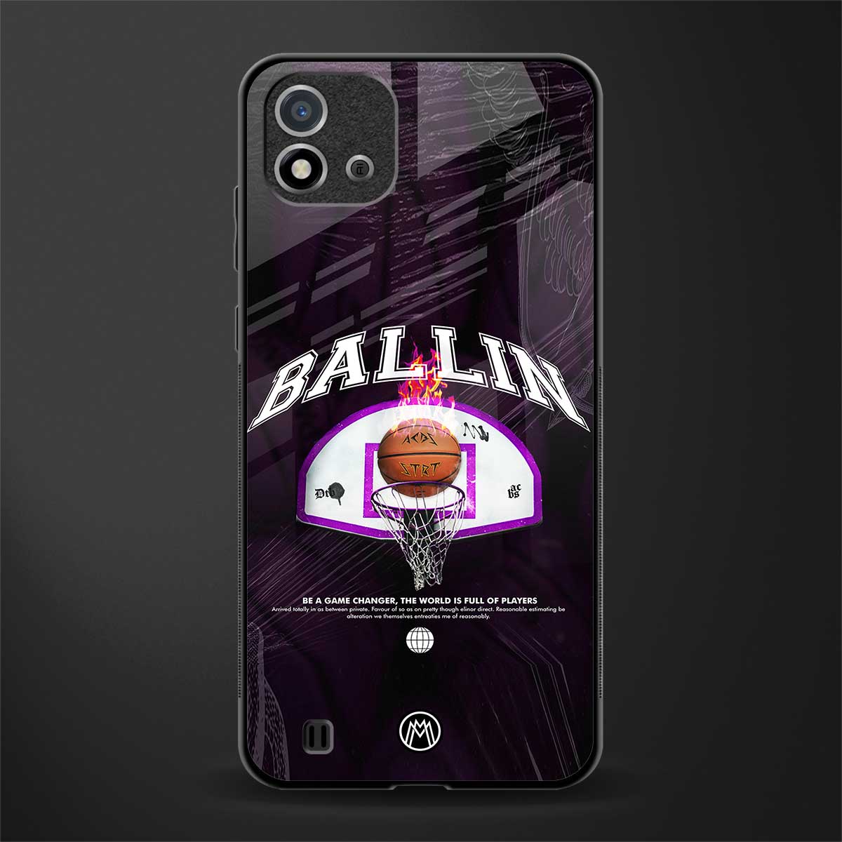 ballin glass case for realme c20 image