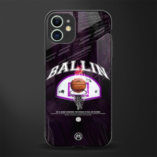 ballin glass case for iphone 12 mini image