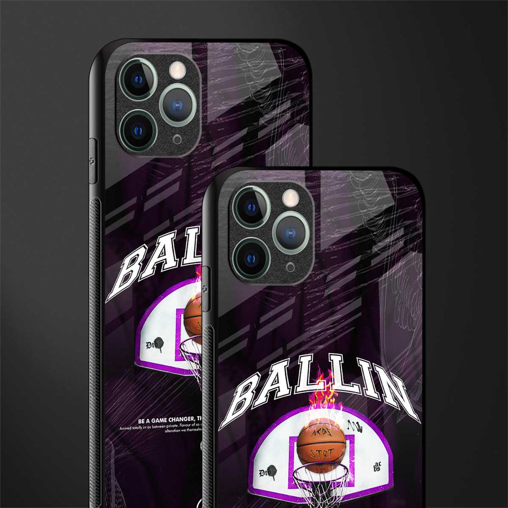 ballin glass case for iphone 11 pro max image-2