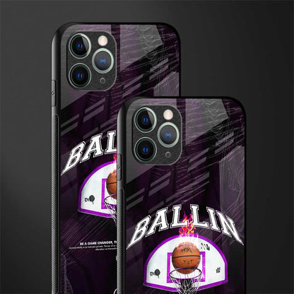 ballin glass case for iphone 11 pro max image-2