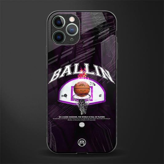 ballin glass case for iphone 11 pro image