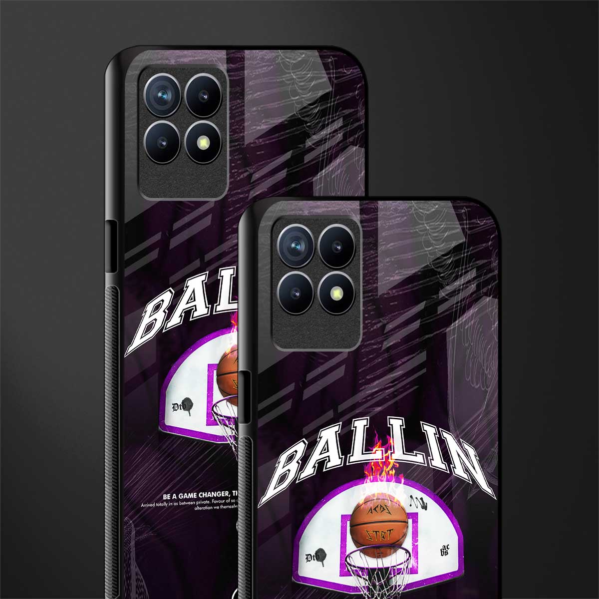 ballin glass case for realme narzo 50 image-2