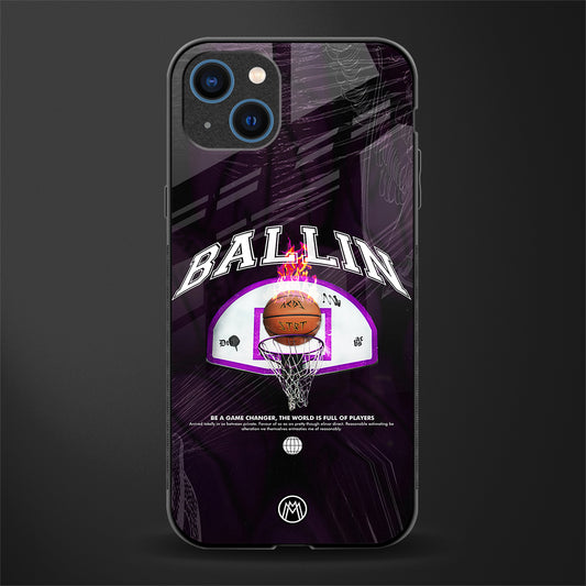 ballin glass case for iphone 14 plus image