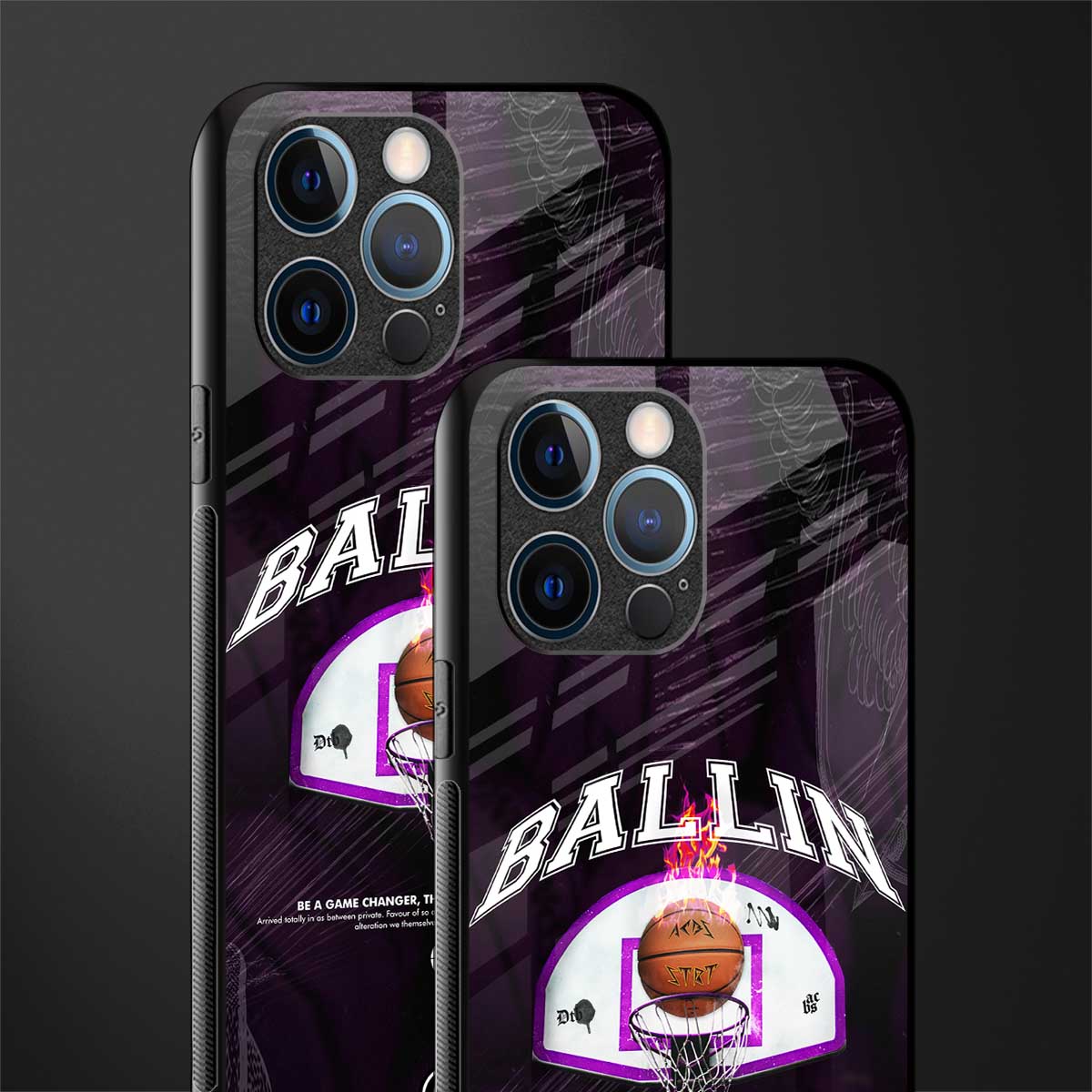 ballin glass case for iphone 14 pro image-2