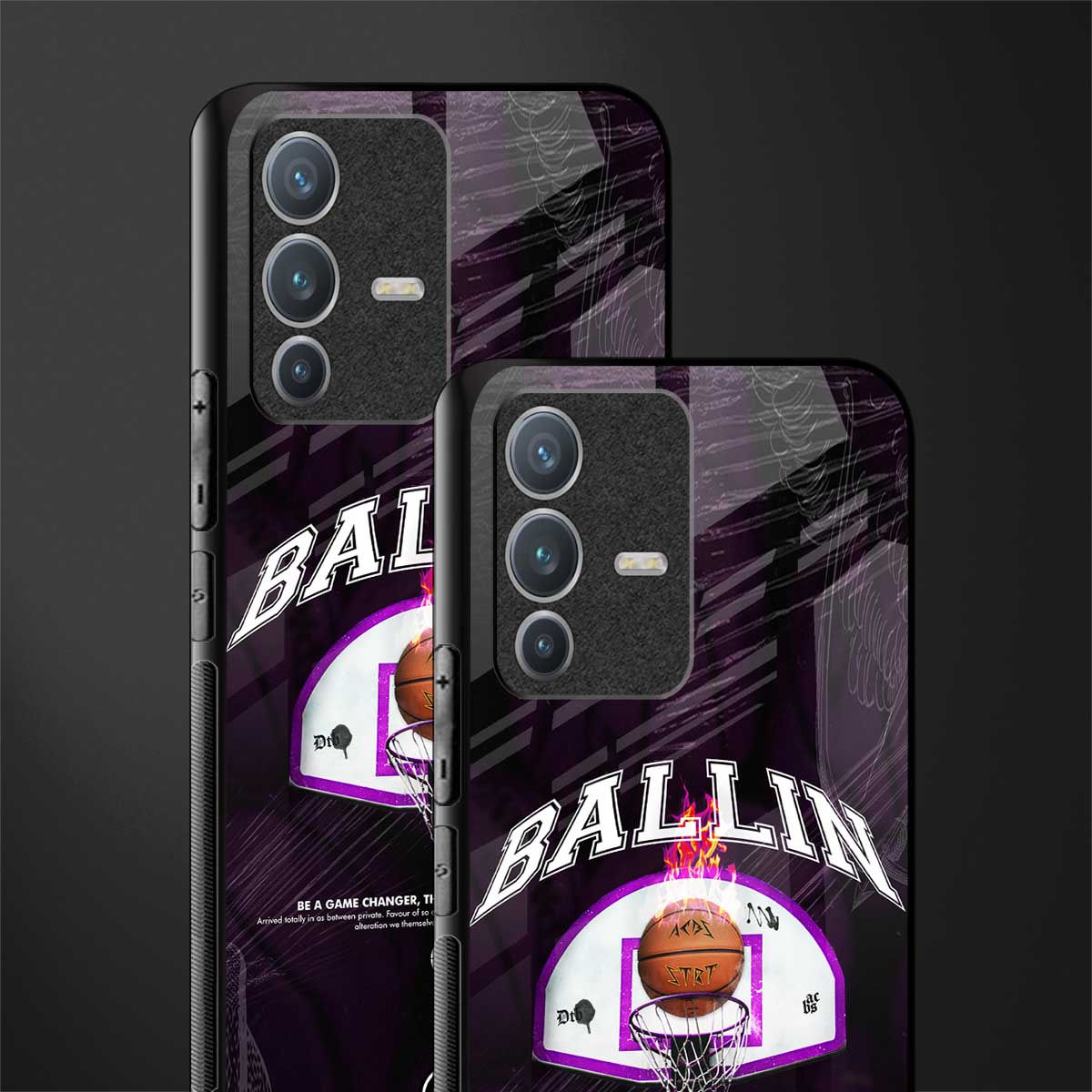 ballin glass case for vivo v23 pro 5g image-2
