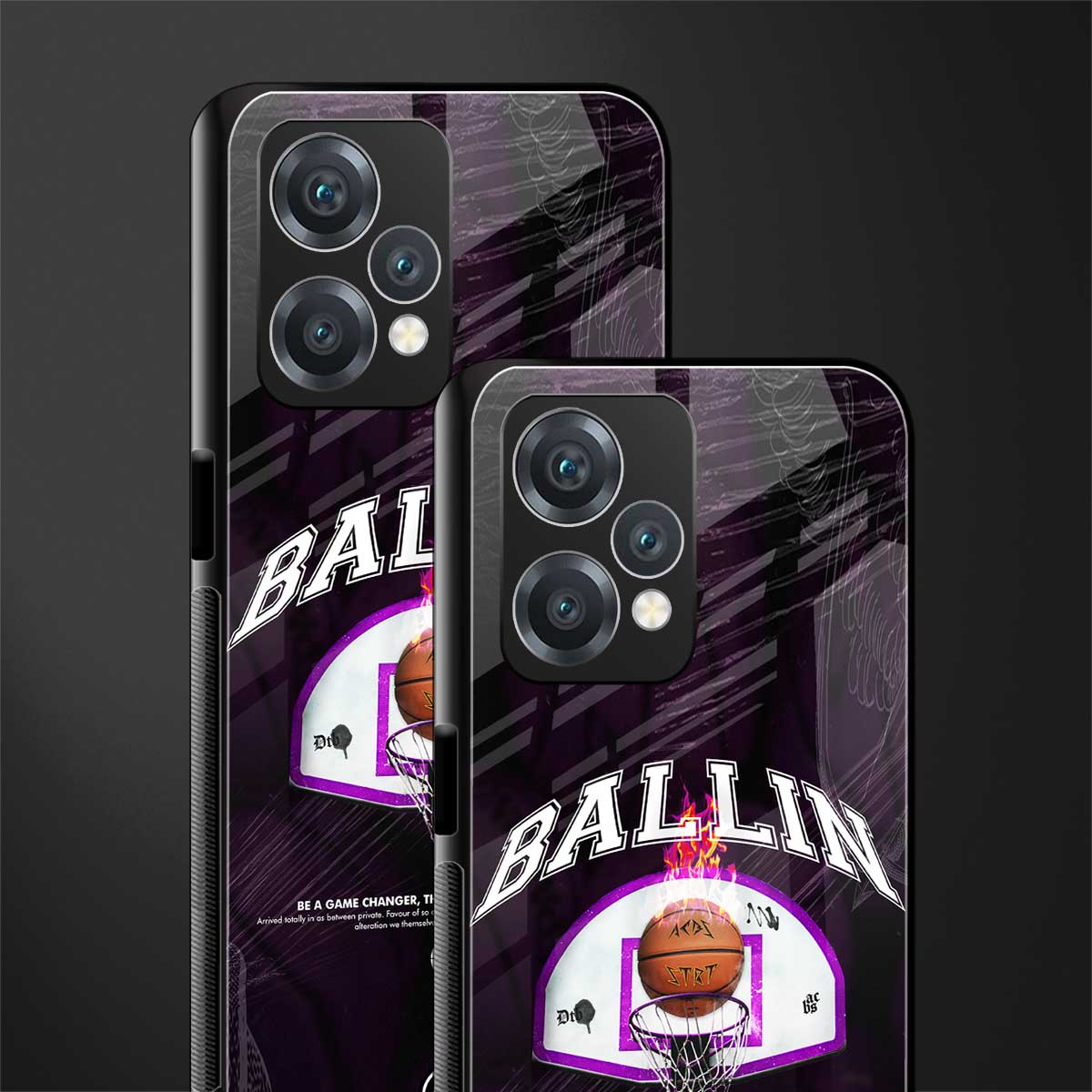 ballin back phone cover | glass case for oneplus nord ce 2 lite 5g