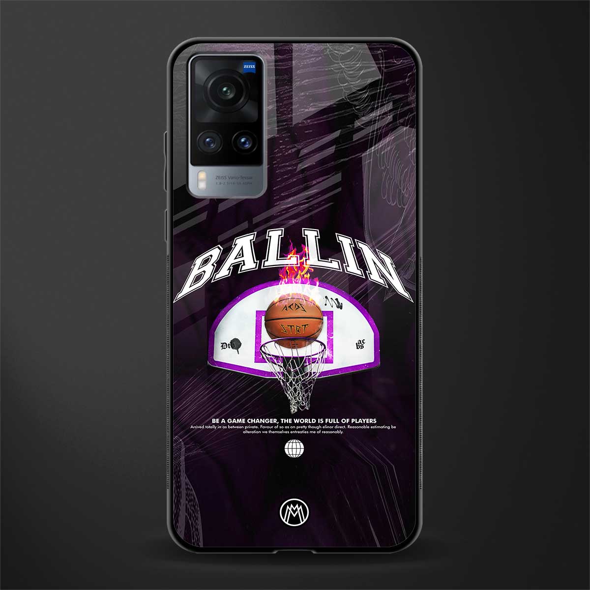 ballin glass case for vivo x60 image