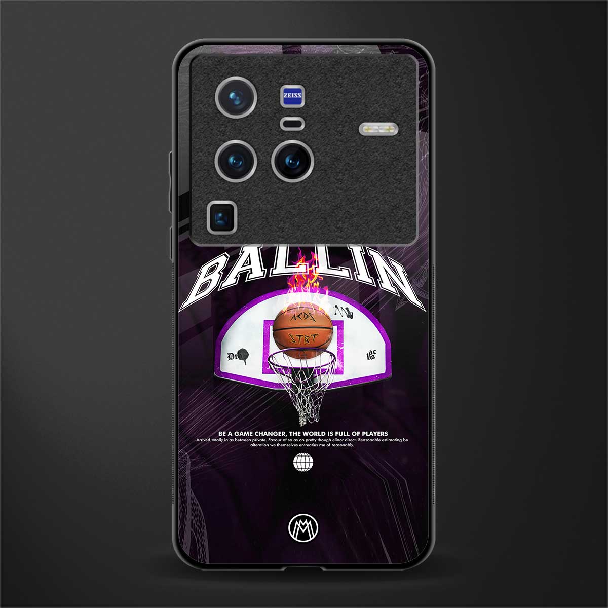 ballin glass case for vivo x80 pro 5g image