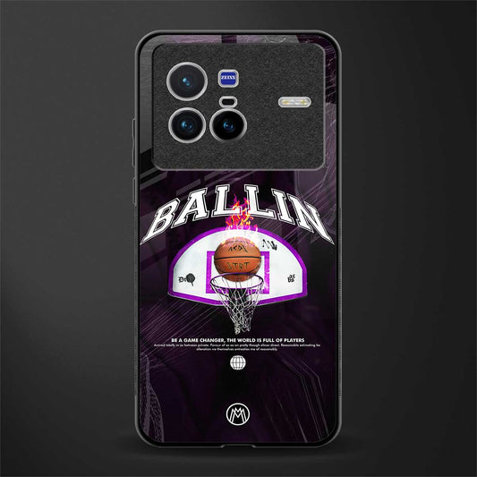 ballin glass case for vivo x80 image