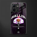 ballin back phone cover | glass case for vivo v25-5g