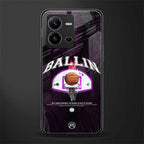 ballin back phone cover | glass case for vivo v25-5g