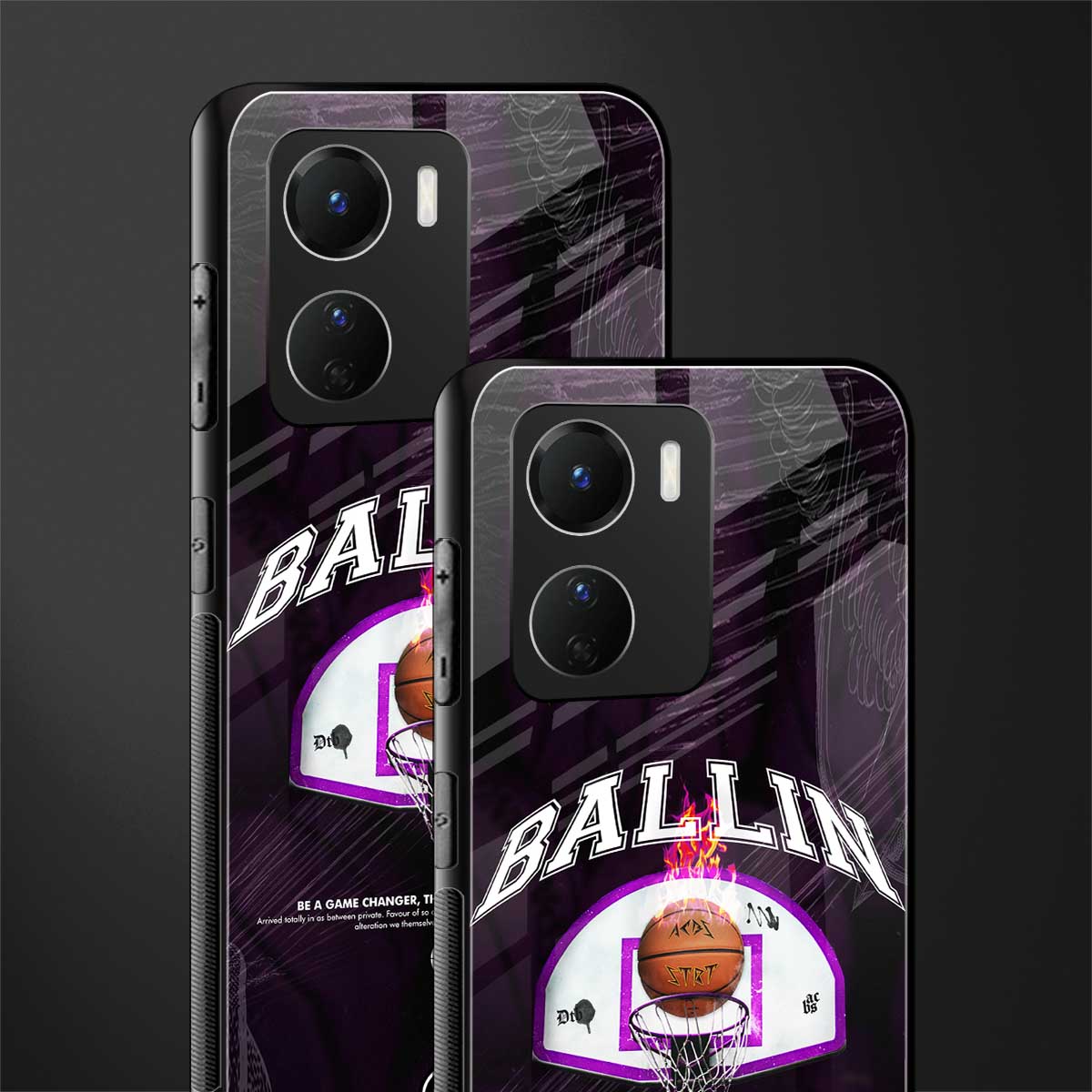 ballin back phone cover | glass case for vivo y16