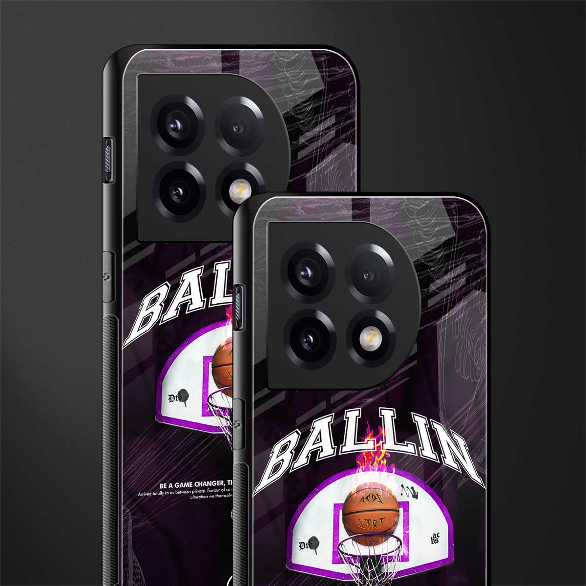 ballin back phone cover | glass case for oneplus 11