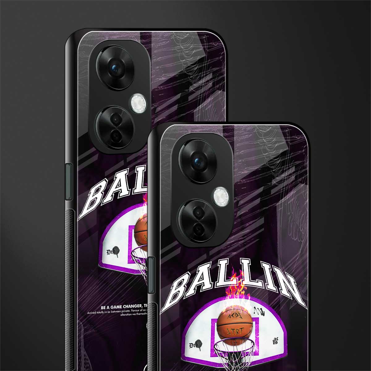 ballin back phone cover | glass case for oneplus nord ce 3 lite
