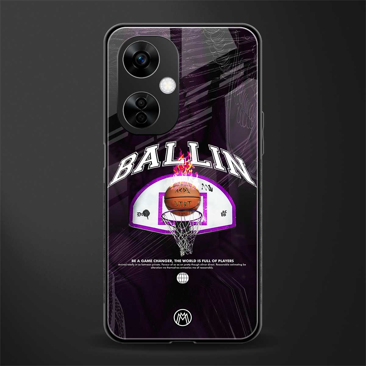 ballin back phone cover | glass case for oneplus nord ce 3 lite