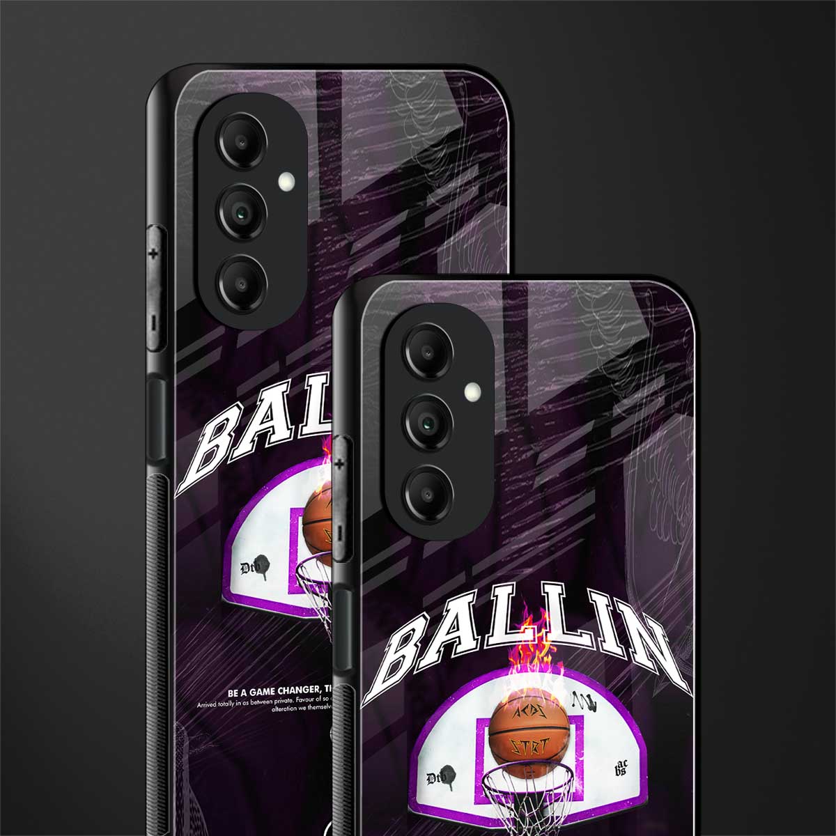 ballin back phone cover | glass case for samsung galaxy a14 5g