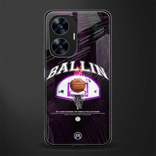 ballin back phone cover | glass case for realme c55