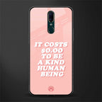 be a kind human being glass case for oppo f11 image
